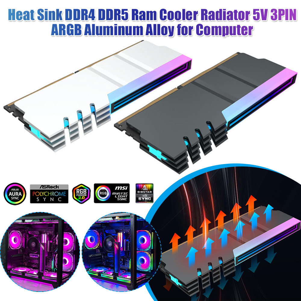 Ddr5 Rgb Ram - Disipador de Calor para Módulo de