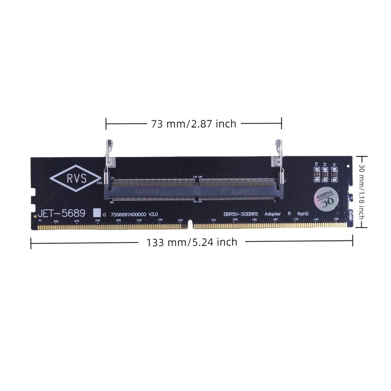 Adaptador de memoria TISHRIC D - Ddr5 Sodimm reseña y precio