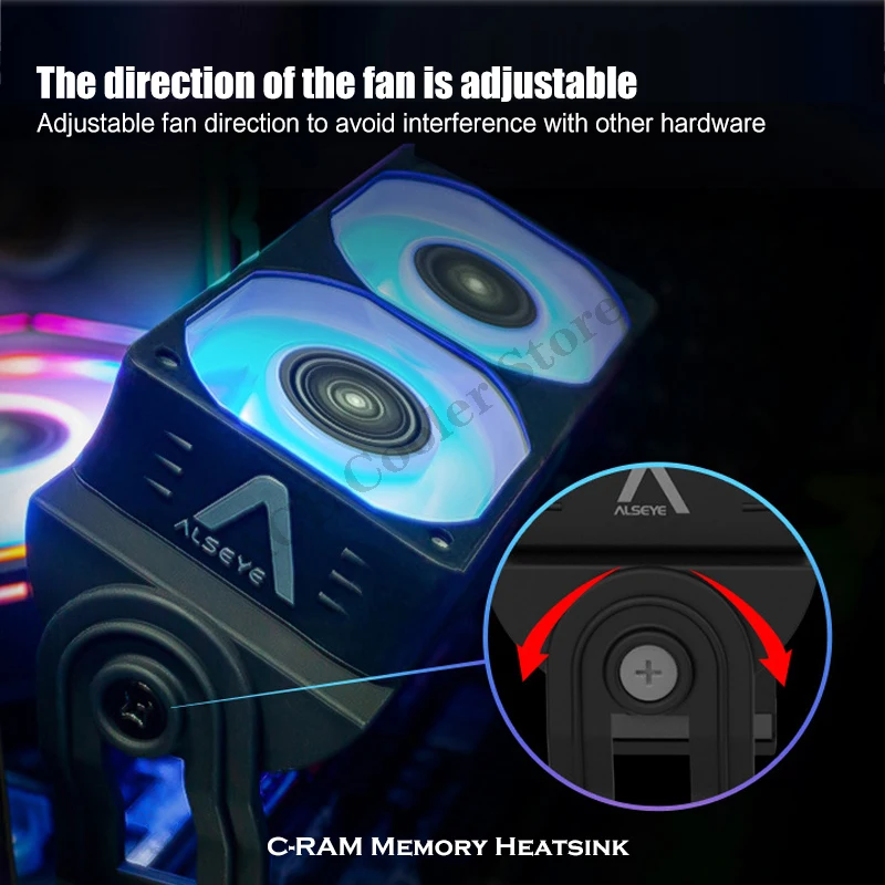 Enfriador de memoria RAM Alsey - Ddr5 Rgb Ram reseña y precio