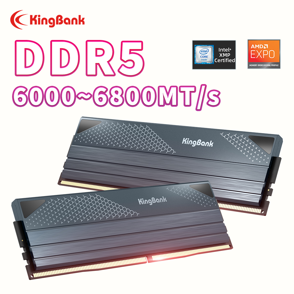 Memoria KingBank Serie KFXB DD - Ddr5 16Gb 6000Mhz reseña y precio